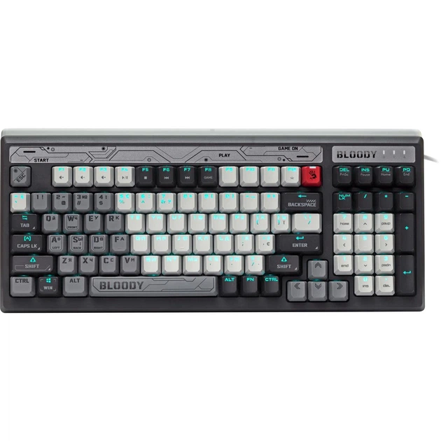 Клавиатура A4Tech Bloody B950 RGB Warrior LK Libra Brown USB-A Grey - Фото 1 Клавиатура A4Tech Bloody B950 RGB Warrior LK Libra Brown USB-A Grey - изображение 1