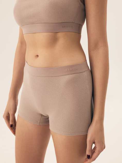 Majtki bokserki damskie bawełniane Esotiq Ryoko 43092-08X XL Beżowe - obraz 4