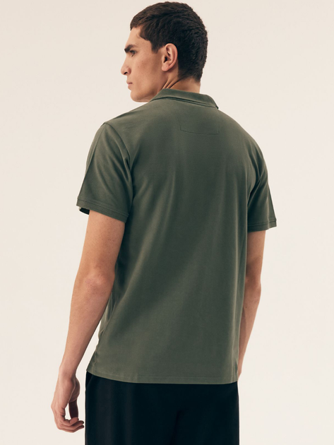 Поло довге чоловіче Henderson Mile 43025-87X 2XL Зелене (5903972391273) - зображення 2