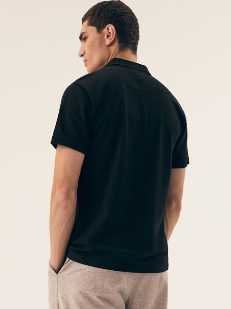 Koszulka polo męska Henderson Mile 43025-99X 2XL Czarna - obraz 2