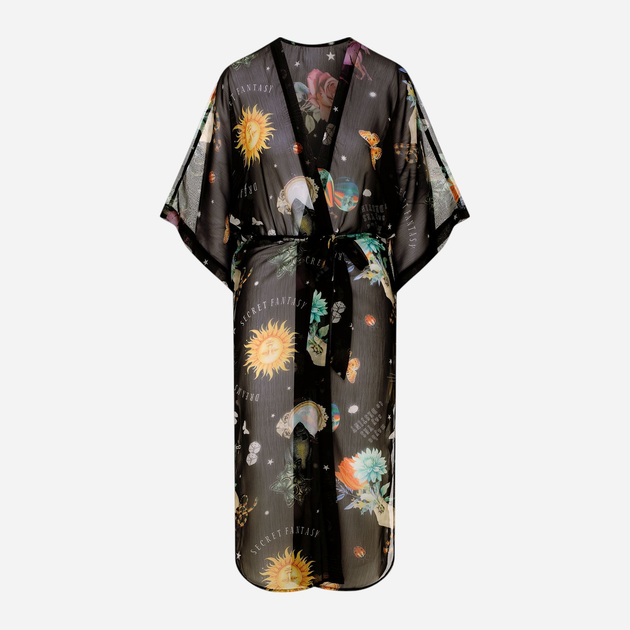 Халат пляжний жіночий Esotiq Harlay 42420-99X L/XL Чорний (5903972500057) - зображення 9