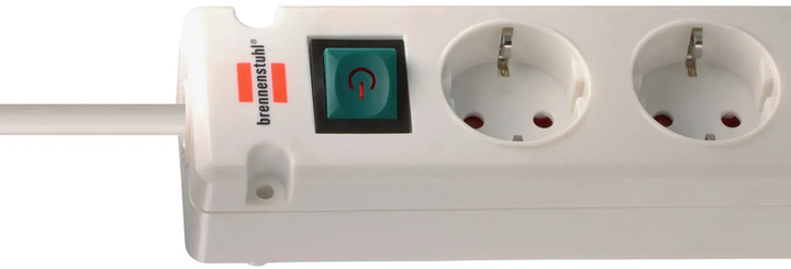Przedłużacz Brennenstuhl Bremounta 5 gniazd USB Type-C do ładowania 3 m White (1150660425) - obraz 2