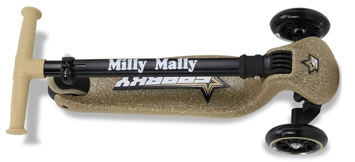 Hulajnoga dziecięca Milly Mally trójkołowa SPARKY Champagne 6250 (5907090700351) - obraz 6