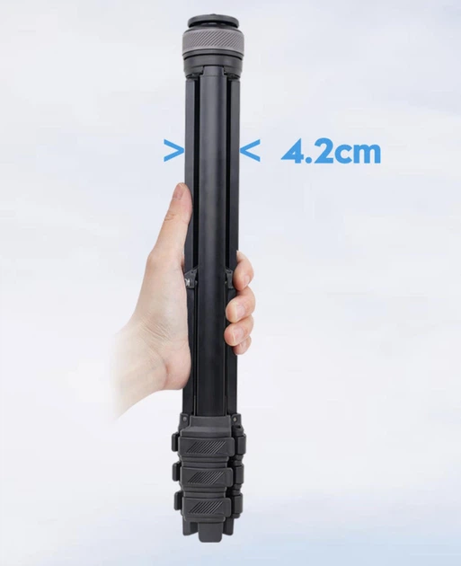 Штатив для смартфона и фото техники с видео головкой 44.5-141 см Xiletu XT-204A - изображение 3