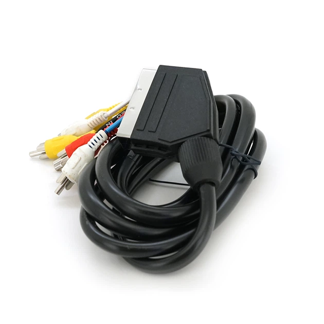 Кабель SCART (тато)-6RCA (тато), 1,5 m Voltronic TT-SCART (M)-6RCA (M)-1.5 - зображення 2