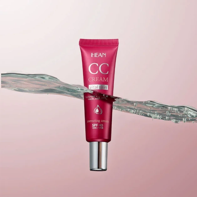 CC-крем для лица Hean CC Cream Vital Skin 02 Natural 30 мл (5907474411552) - Фото 5 CC-крем для лица Hean CC Cream Vital Skin 02 Natural 30 мл (5907474411552) - изображение 5