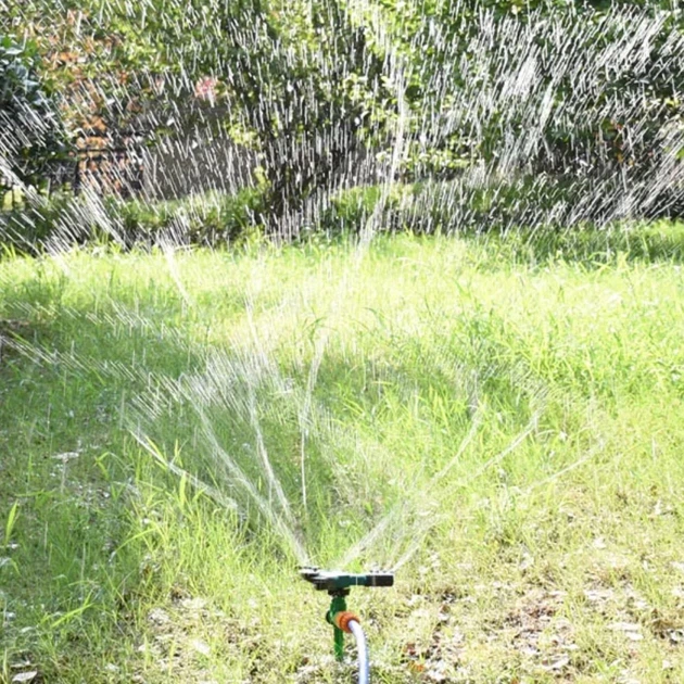 Насадка форсунка для полива с колышком Flora F02-12 поливалка распылитель воды на шланг 360° - изображение 9