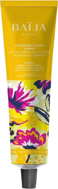 Мазь для тіла Baija Organic Lemon Water And Apricot Kernel 100 мл (9302000037545) - зображення 1