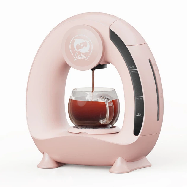 Кофеварка Icafilas MiniQ Pink Кофемашина портативная (D2EB1DBD4615) - изображение 10