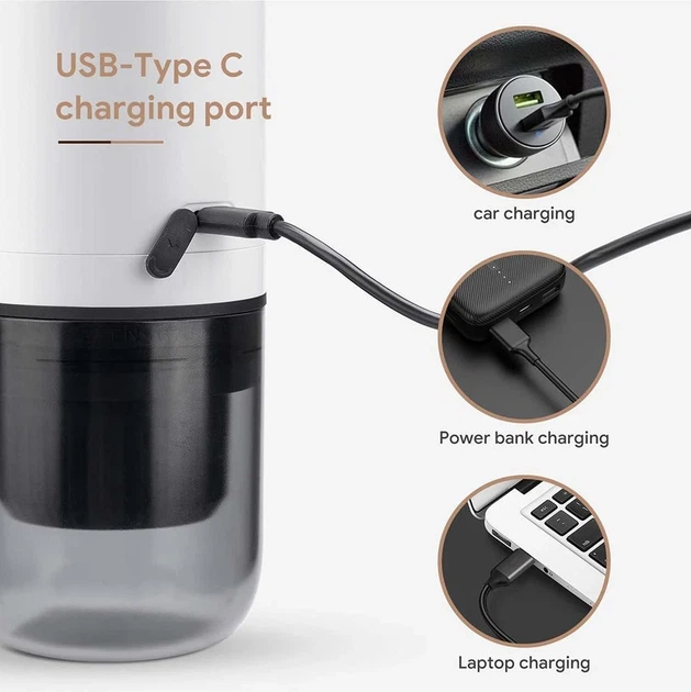 ICafilas Travel Espresso Maker беспроводная портативная кофеварка 2 в 1 Черная (059FCBCEF4BC) - Фото 5 ICafilas Travel Espresso Maker беспроводная портативная кофеварка 2 в 1 Черная (059FCBCEF4BC) - изображение 5