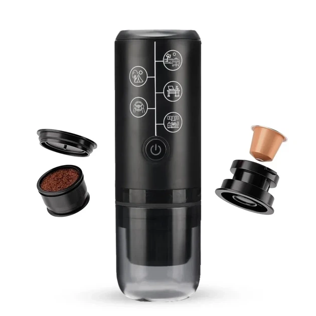 ICafilas Travel Espresso Maker беспроводная портативная кофеварка 2 в 1 Черная (059FCBCEF4BC) - Фото 1 ICafilas Travel Espresso Maker беспроводная портативная кофеварка 2 в 1 Черная (059FCBCEF4BC) - изображение 1