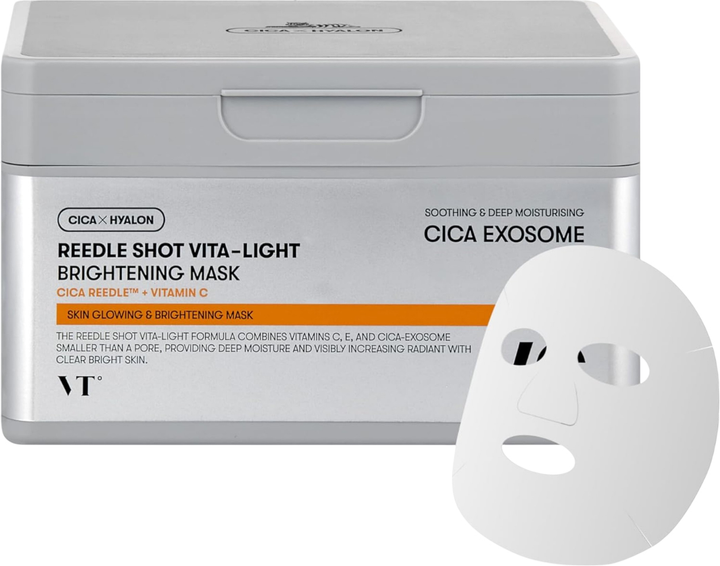 Zestaw maseczek w płachcie VT Cosmetics Reedle Shot Vita-Light z witaminą C 30 szt (8803463006242) - obraz 2