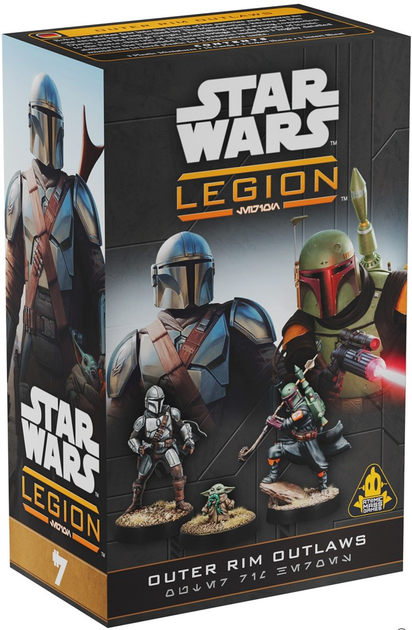 Набір фігурок для складання та розфарбовування  Atomic Mass Games Star Wars Legion 2.0 Outer Rim Outlaws SWQ138 (841333131159) - зображення 1