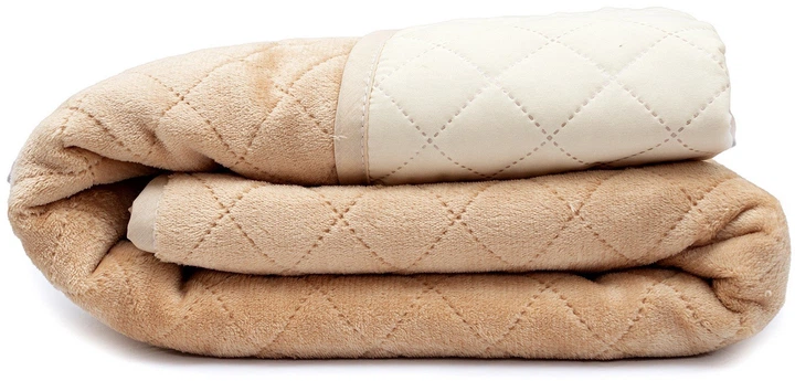 Покрывало паянное Zastelli Camel/квадраты Бежевое Полуторное 180х210 Двухстороннее Флис-микрофибра (2555000001178) - Фото 5 Покрывало паянное Zastelli Camel/квадраты Бежевое Полуторное 180х210 Двухстороннее Флис-микрофибра (2555000001178) - изображение 5