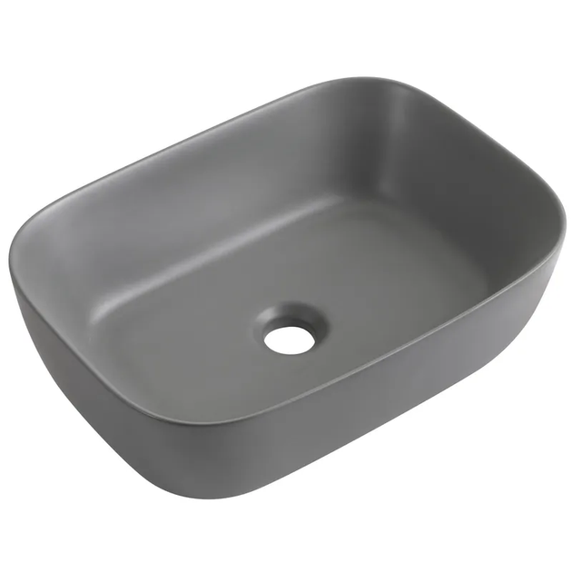 Раковина накладна Mixxus Premium DIVERSE-0116 GRAY 455x330x135mm (MP6651) - Фото 1 Раковина накладна Mixxus Premium DIVERSE-0116 GRAY 455x330x135mm (MP6651) - изображение 1