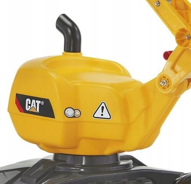 Толокар екскаватор Rolly Toys Rolly Digger CAT Жовтий (4006485421015) - зображення 3