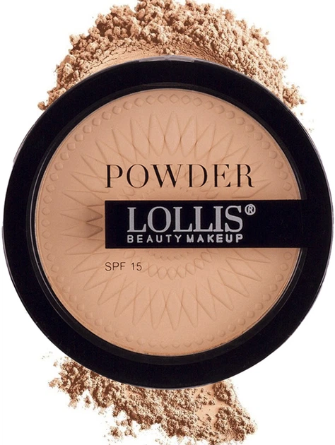 Пудра компактная Lollis SPF15 тон 02 12 г (8681546102940) - изображение 2