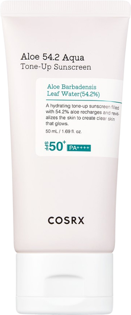 Krem przeciwsłoneczny do twarzy Cosrx Aloe 54.2 Aqua Spf50 50 ml (8809598455634) - obraz 1