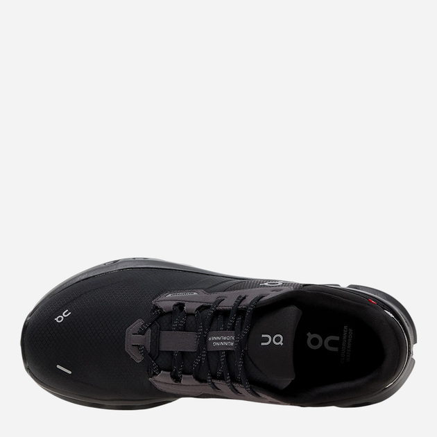 Buty do biegania męskie z membraną On Running Cloudrunner 2 Waterproof 3ME10152130 44 (10US) Czarne - obraz 4