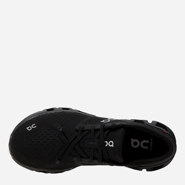 Buty do biegania męskie On Running Cloud X 4 3ME30040106 44.5 (10.5US) Czarne - obraz 4