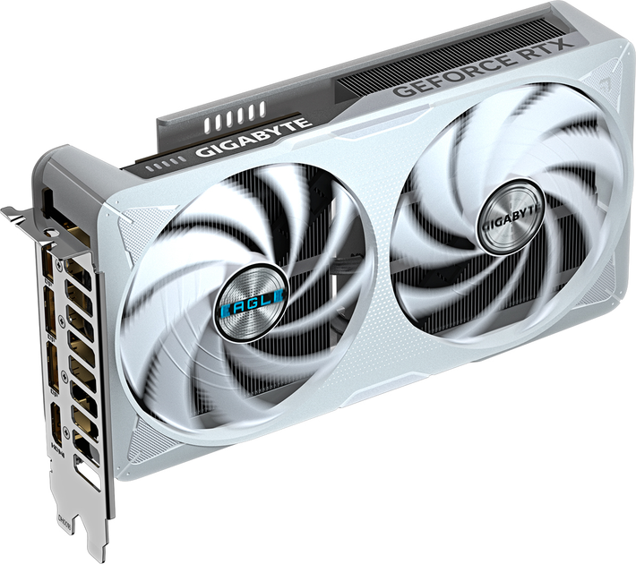 Karta graficzna Gigabyte PCI-Ex GeForce RTX 5060 Ti EAGLE OC ICE 16G 16GB GDDR7 (128bit) (2617/28000) (HDMI, 3 x DisplayPort) (GV-N506TEAGLEOC ICE-16GD) - obraz 4