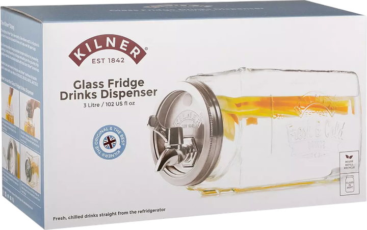 Диспенсер для напоїв Kilner з краником 3 л (5010853281179) - зображення 2