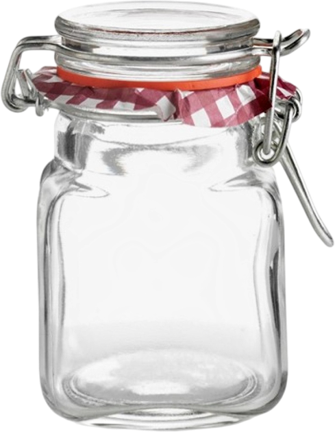 Słoik Kilner Square Spice Jars szklana z klipsem 70 ml (5010853174549) - obraz 2