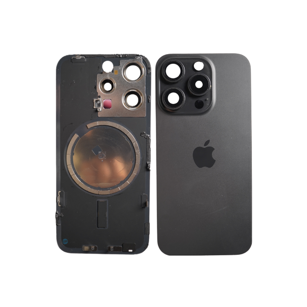 Задня кришка для iPhone 15 Pro Max Black Titanium - Фото 1 Задня кришка для iPhone 15 Pro Max Black Titanium - зображення 1