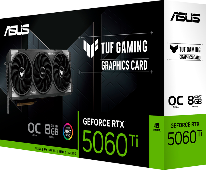 Karta graficzna ASUS PCI-Ex GeForce RTX 5060 Ti TUF Gaming OC Edition 8GB GDDR7 (128bit) (2692/28000) (HDMI, 3 x DisplayPort) (TUF-RTX5060TI-O8G-GAMING) - obraz 10