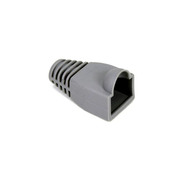 Хвостовик Hyperline BOOT-RJ45-GY ізолюючий для роз'єму RJ-45 категорії 5 кабель Ø до 7.0 мм сірий - зображення 4