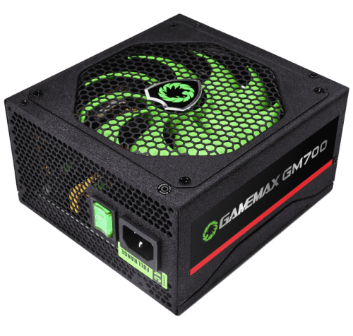 Блок живлення 700 Вт, GameMax GM-700, Black, напівмодульний, 80+ Bronze, Active PFC, 14 см, 3xMolex / 6xSATA / 2x6+2-pin / 1x4+4-pin / 1x20+4-pin, захист OVP / UVP / OCP / OLP / OPP / SCP - изображение 3