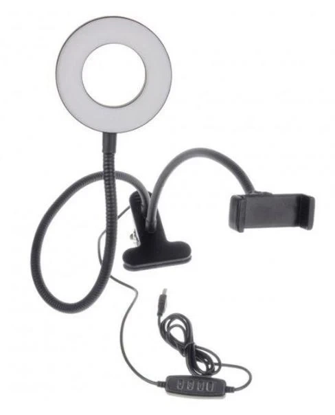 Холдер Selfie + LED XO BGD001/LS-90 Live Stream Ring Light - Фото 3 Холдер Selfie + LED XO BGD001/LS-90 Live Stream Ring Light - изображение 3