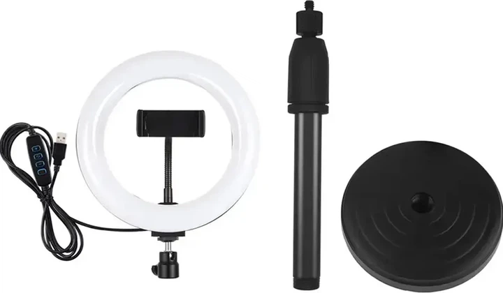 Холдер Selfie + LED 20см XO BGD002/SMN-8 лампа-трипод - изображение 3
