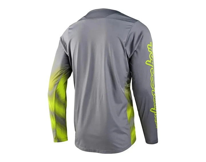 Велоджерси TLD Skyline LS Chill Jersey Waves Grey/Yellow S Troy Lee Designs (1106-353607002) - изображение 2