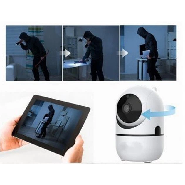 Камера IP Wi-Fi видеонаблюдения QC011 Y7 с поворотом, зумом, датчиком движения и ночным видением, белая, 1080P - Фото 13 Камера IP Wi-Fi видеонаблюдения QC011 Y7 с поворотом, зумом, датчиком движения и ночным видением, белая, 1080P - изображение 13