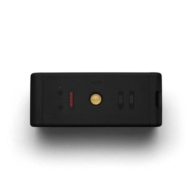 Портативна Bluetooth колонка Black and Brass зі стереозвуком, захистом IP67, режимом стека та до 20 годин автономної роботи - зображення 13