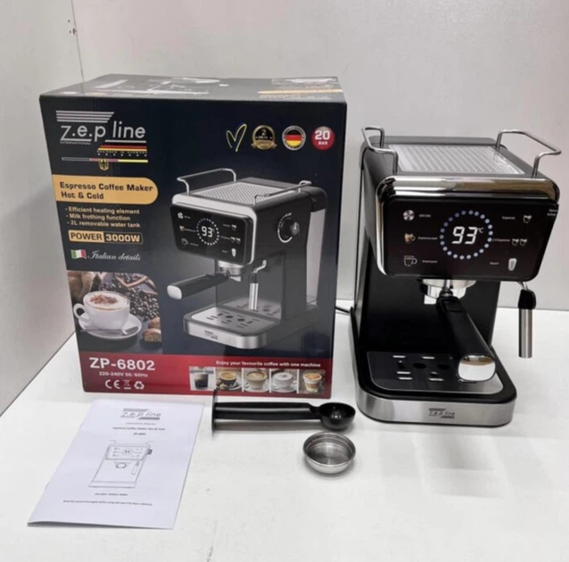 Кавоварка Zepline ZP-6802 Холодне Гаряче еспресо кавоварка 3000 Вт