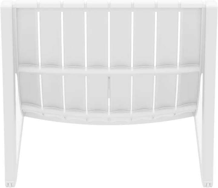 Шезлонг Siesta Slim, білий - Фото 2 Шезлонг Siesta Slim, білий - зображення 2