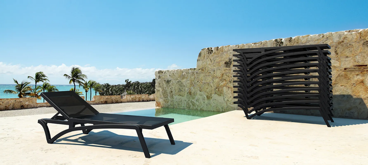 Шезлонг Siesta Pacific, чорний - Фото 11 Шезлонг Siesta Pacific, чорний - зображення 11