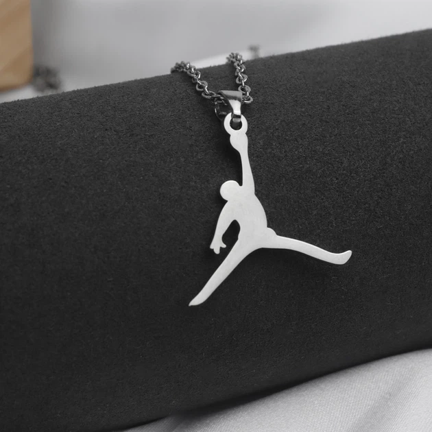 Чоловічий кулон на шию з нержавіючої сталі "Jordan" - зображення 4