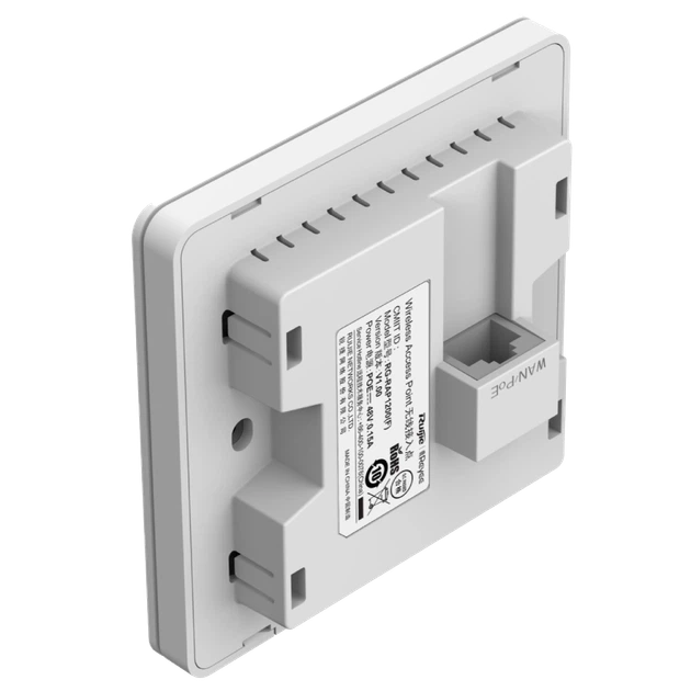 Точка доступу Ruijie Reyee RG-RAP1200(F) настінна Wi-Fi 5 - Фото 4 Точка доступу Ruijie Reyee RG-RAP1200(F) настінна Wi-Fi 5 - зображення 4