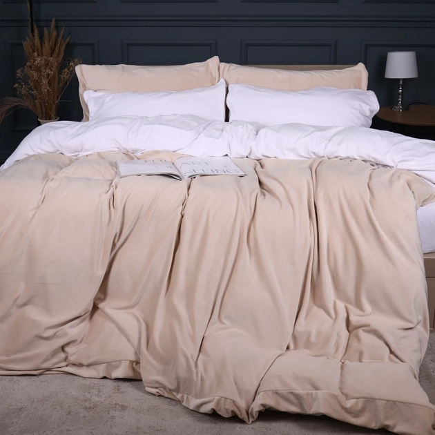 Підковдра MirSon Велюр Winter Frost 28-0001 + 28-0004 Gardenia Velvet 220х240 від Rozetka на платформі USKIDKA Акція на Підковдра MirSon Велюр Winter Frost 28-0001 + 28-0004 Gardenia Velvet 220х240 від Rozetka