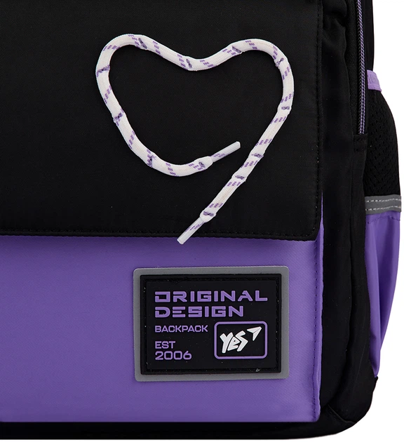Рюкзак школьный YES TS-48 Purple Hearts 45 x 31 x 15 см 21 л (5056574447135) - изображение 17