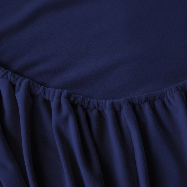 Простирадло на резинці MirSon Велюр Winter Frost 28-0006 Navy blue Velvet 120х190 від Rozetka на платформі USKIDKA Акція на Простирадло на резинці MirSon Велюр Winter Frost 28-0006 Navy blue Velvet 120х190 від Rozetka