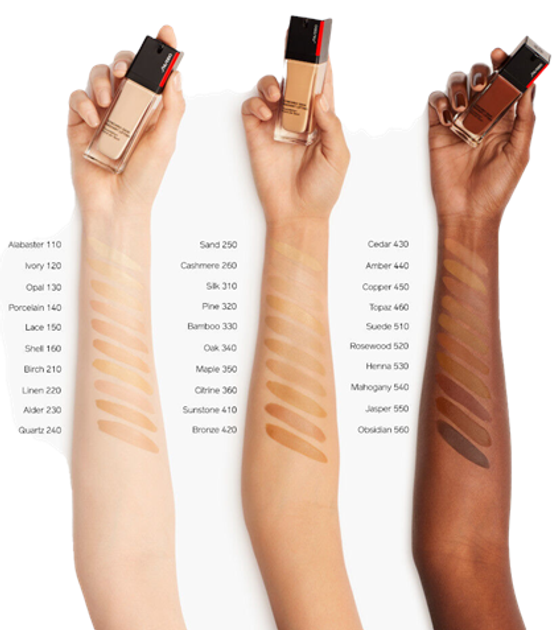 Podkład matujący Shiseido Synchro Skin Radiant Lifting SPF30 rozświetlająco-liftingujący 420 Bronze 30 ml (729238217652) - obraz 3