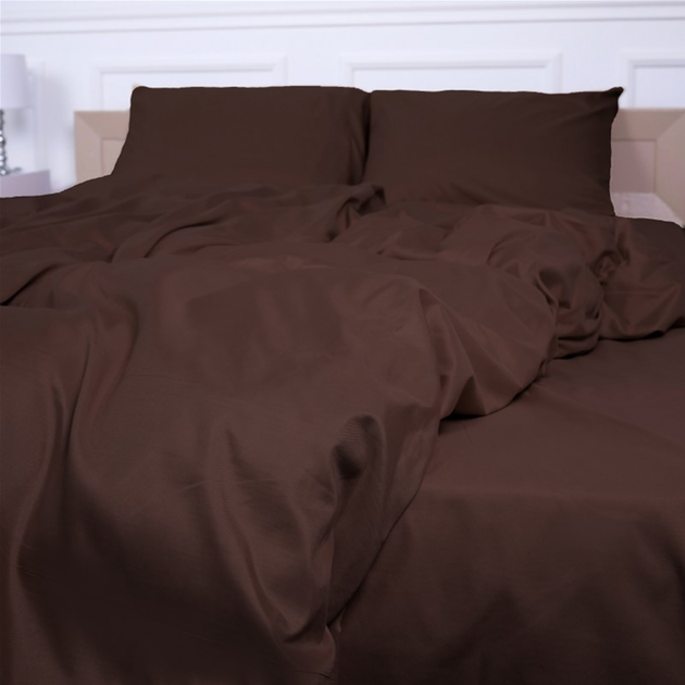 Простирадло на резинці MirSon №19-1230 Friar Brown Mikrosatin Premium 150x200x25 см від Rozetka на платформі USKIDKA Акція на Простирадло на резинці MirSon №19-1230 Friar Brown Mikrosatin Premium 150x200x25 см від Rozetka