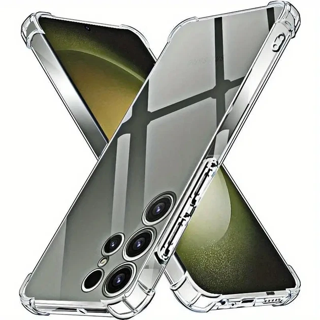 Протиударний прозорий чохол для Samsung Galaxy S25 Ultra (SM-S938B) - Фото 1 Протиударний прозорий чохол для Samsung Galaxy S25 Ultra (SM-S938B) - зображення 1