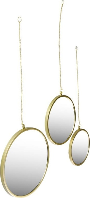 Lustro ścienne DPM okrągłe 3 szt. Gold (5906881213643) - obraz 2