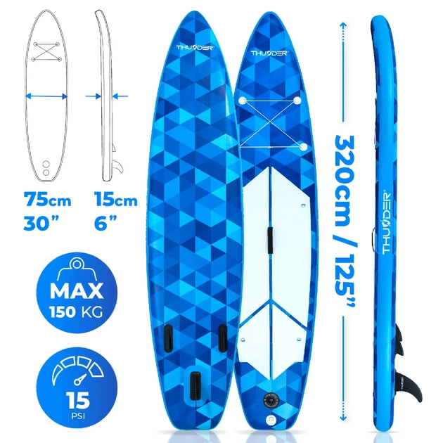 Надувна SUP дошка (Сапборд) THUNDER NION 320 - изображение 4