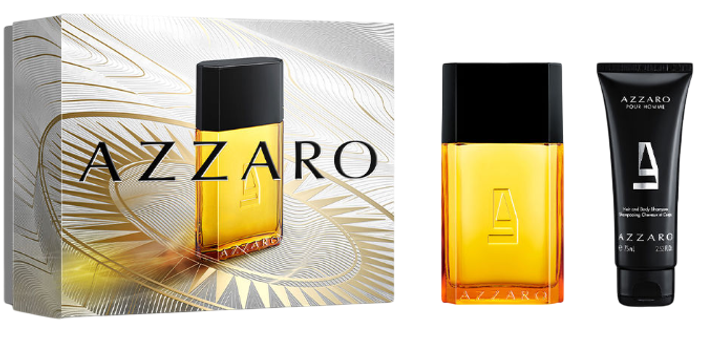 Zestaw Woda toaletowa męska Azzaro Pour Homme + Żel pod prysznic 75 ml (3614274412796) - obraz 1